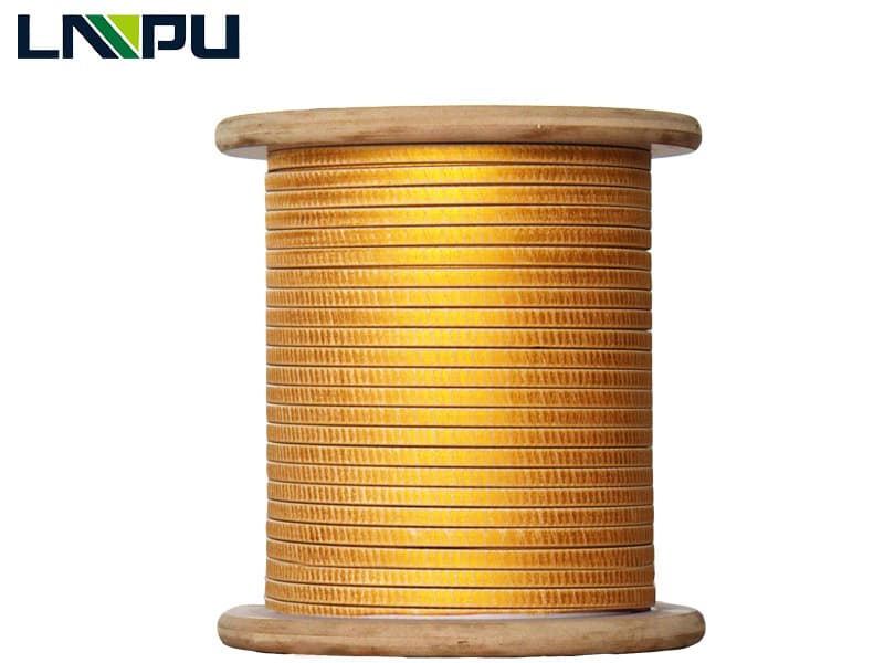 Fiber Glass Covered Round/ Flat Aluminum Wire