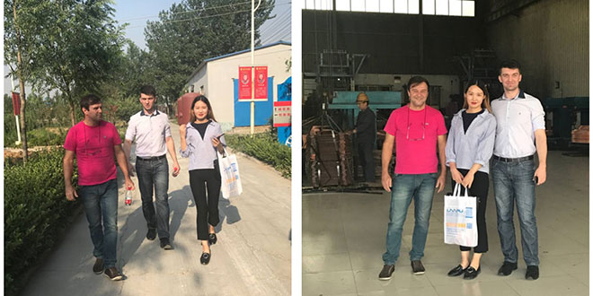 Foreign Customers Visit LP Factory